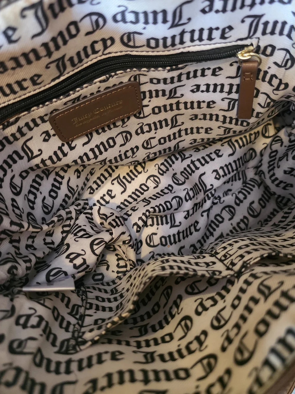 Juicy Couture Brown Signature Dome Satchel